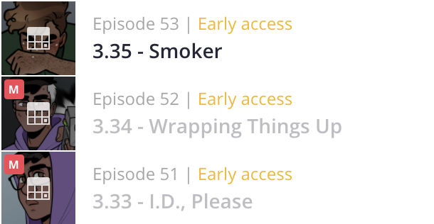 bilvyy's tweet photo. if you're hungry for more content, or you're honestly like "eh" but love me n want to support me financially, tapas lets you read ahead for a teeny tiny fee! check out the next three weeks of episodes for ~25c each! ππ
https://t.co/XL5AMI5JiD
#tapaspride #PrideMonth #PRIDE https://t.co/NNHRN3M49e