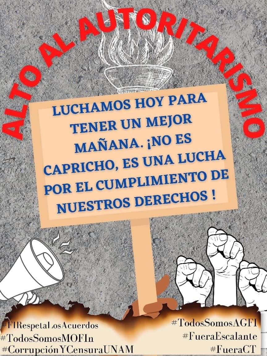 piritauwu's tweet photo. #FIRespetaLosAcuerdos 
#CorrupciónyCensuraFIUNAM
#LaUnamNoPaga
#QueElCTSeDeDeBaja
#EscalanteDateDeBaja
#UNAM
#VamosARectoria https://t.co/xWCp8QfwiA