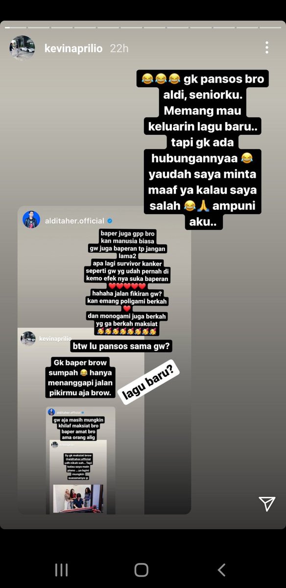 fifachazali's tweet photo. Minggir dl BTS meal!
Ini dulu nih, Kevin ama Aldi Taher kenapa nich? Wqwq https://t.co/f0X0yDakpu