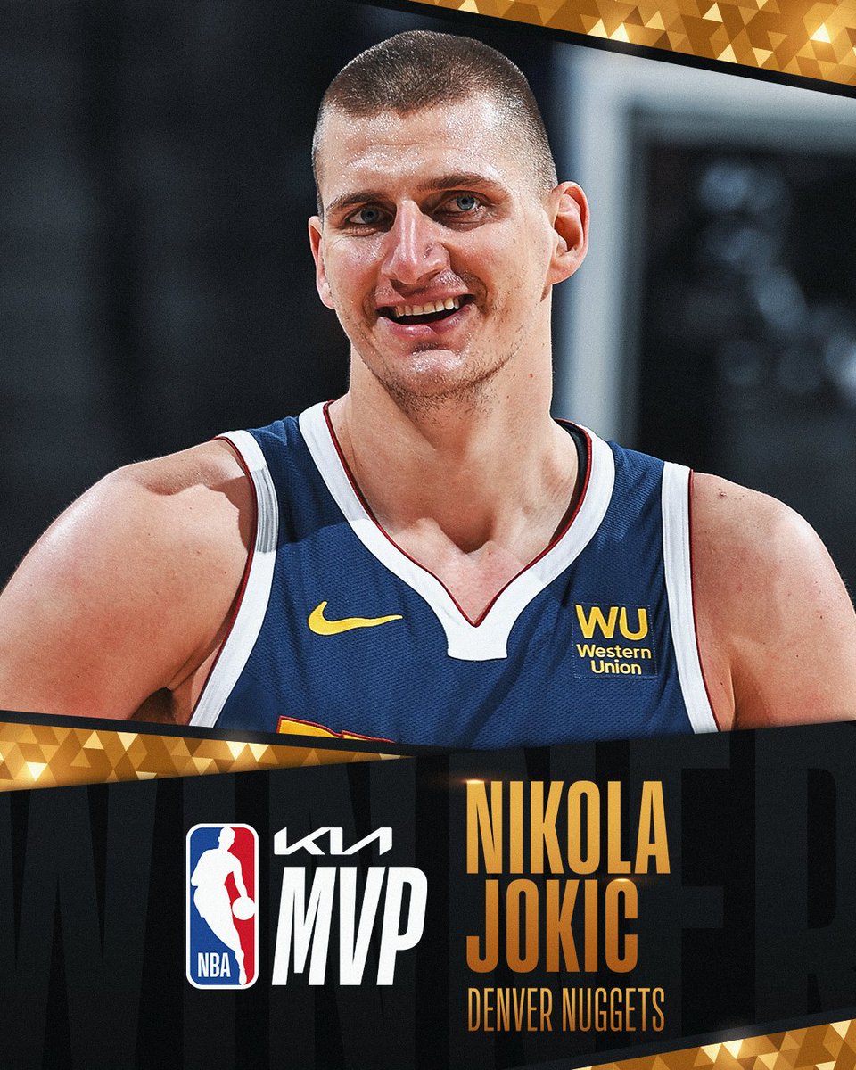 The 2020-21 #KiaMVP is… Nikola Jokic! #NBAAwards #ThatsGame