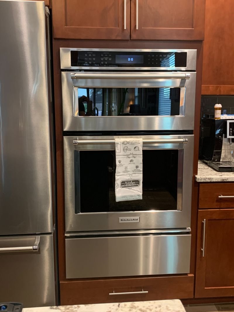 Custom wall oven filler strip for a KitchenAid, model # KOCE500ESS01
trimkitsusa.com