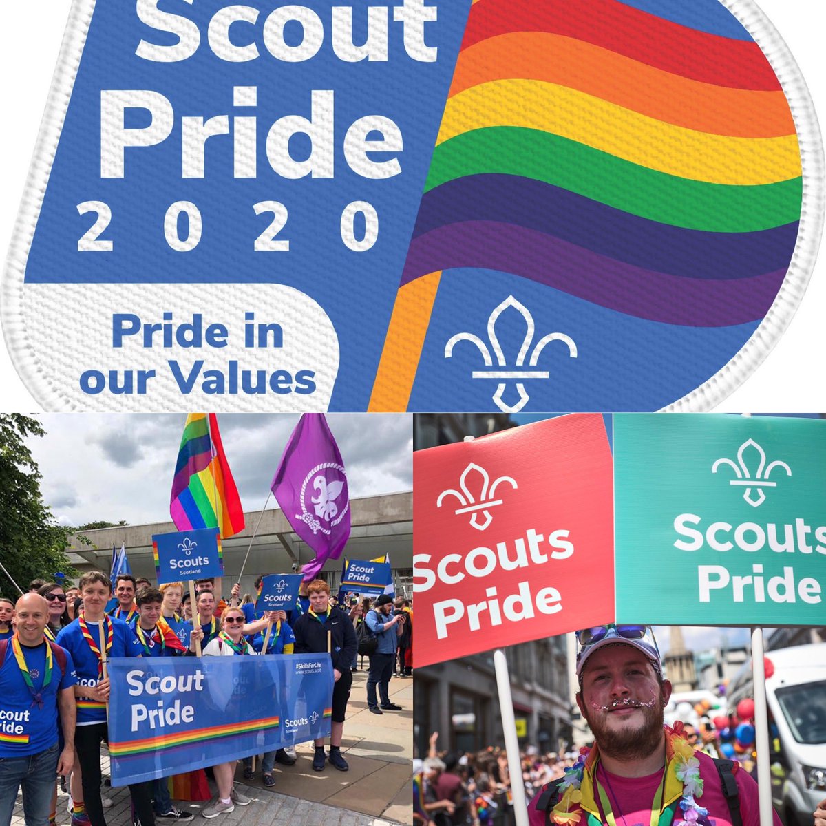 Happy Pride Month to all our members!  Scouting is open to all regardless of gender, sexual orientation, ethnicity, religious beliefs, age or ability.  We take pride in our members, we take pride in our movement! 🌈 🏴󠁧󠁢󠁳󠁣󠁴󠁿 #PrideMonth2021
