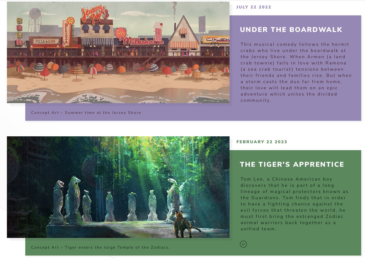 Animated Antic's tweet "I was on Paramount Animation's website and I