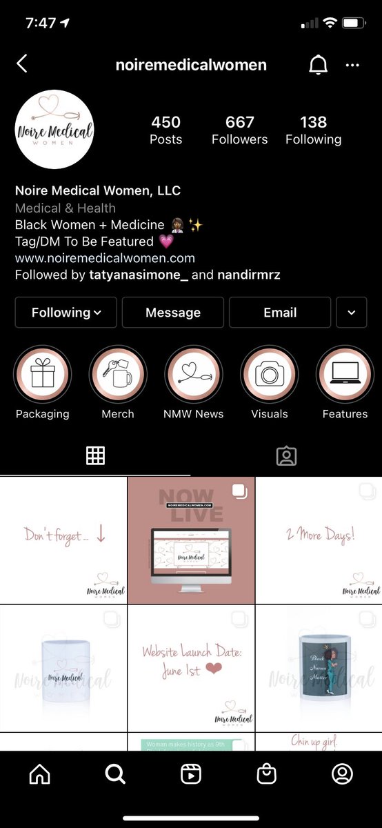 _MiniGia's tweet photo. Noiremedicalwomen https://t.co/iTNITMQJ9H #BlackOwnedBusiness #BlackWomenInBusiness #BlackWomenInMedicine #BlackProducts @nandirmrz https://t.co/eIJcyJuxBl