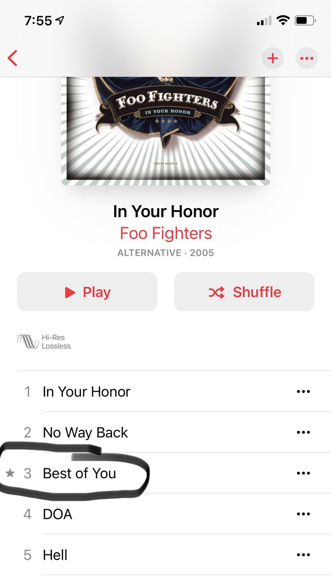 brianjh1's tweet photo. Hey @AppleMusic , I’m testing out your high-res lossless streaming.  The song “Best of You” by Foo Fighters has some issues, as it’s glitching big time at the 1:38 mark. https://t.co/wSarxEfWAQ
