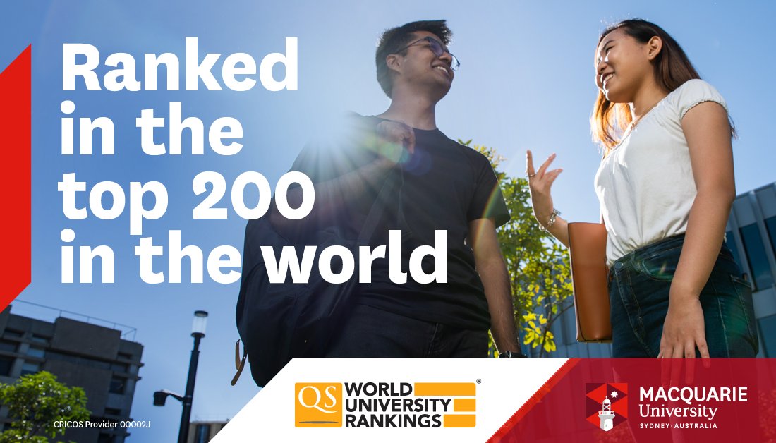 Macquarie_Uni's tweet image. Macquarie University has entered the top 200 in this year's QS @worlduniranking released today, climbing 14 places to be ranked 200th. The result strengthens our position in the top one percent of institutions worldwide.

Read more: macq.it/3xaqt1E  #QSWUR #Rankings