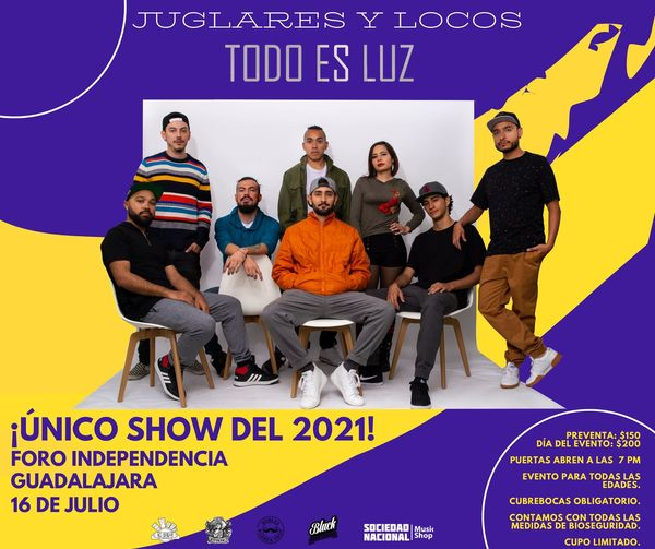 #Concierto <a href="/juglaresylocos/">Juglares y Locos</a> realizará un único concierto en este 2021.
La cita es el viernes 16 de julio en el <a href="/foindependencia/">Foro Independencia</a> será un show lleno de energía y sorpresas.

Preventa $150.00 / Dia del evento $200.00