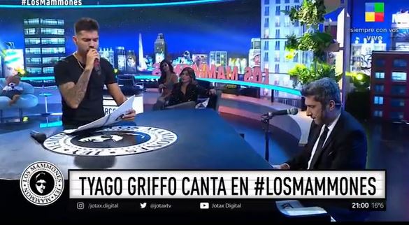 PERO QUÉ VOZ 🤩 

<a href="/Tyago_Griffo/">Tyago</a> canta junto a Jey un bolero 🙌

LA MEDIA VUELTA 😍

#LosMammones con <a href="/jeymammon/">JEY</a> <a href="/savinell_sonia/">Sonia Savinell</a>  <a href="/lularosenthalok/">Lula Rosenthal</a> por @americatv