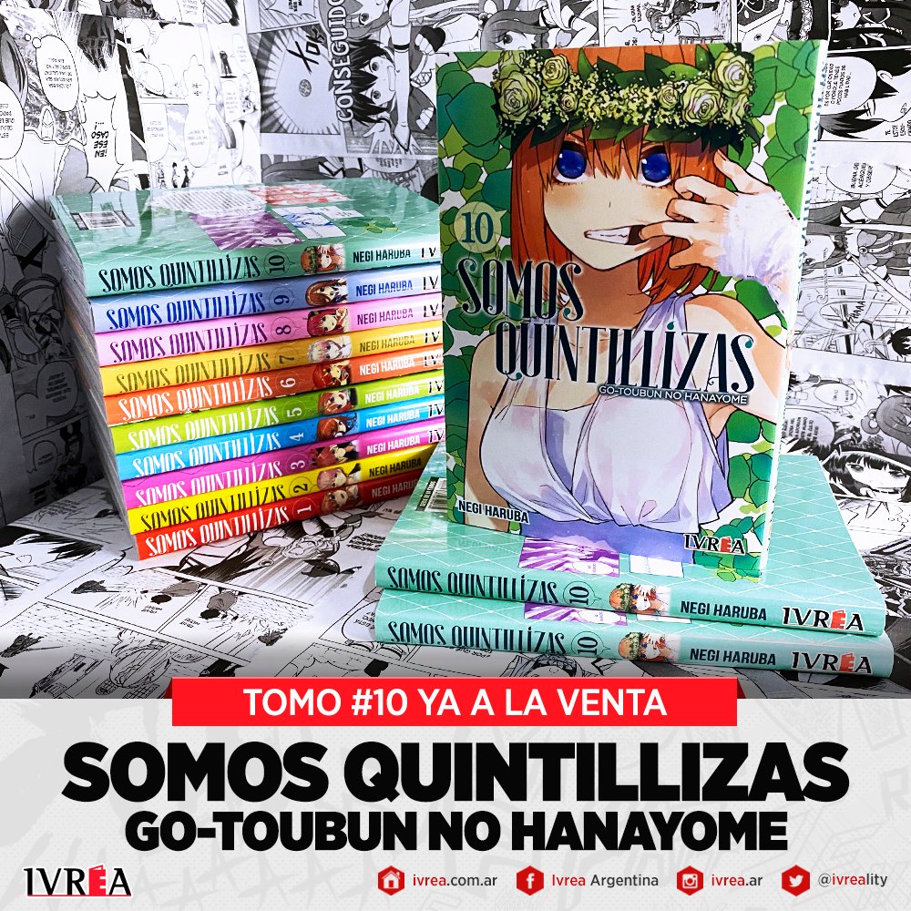Somos Quintillizas - Go-Toubun no Hanayome (Ivrea Argentina)