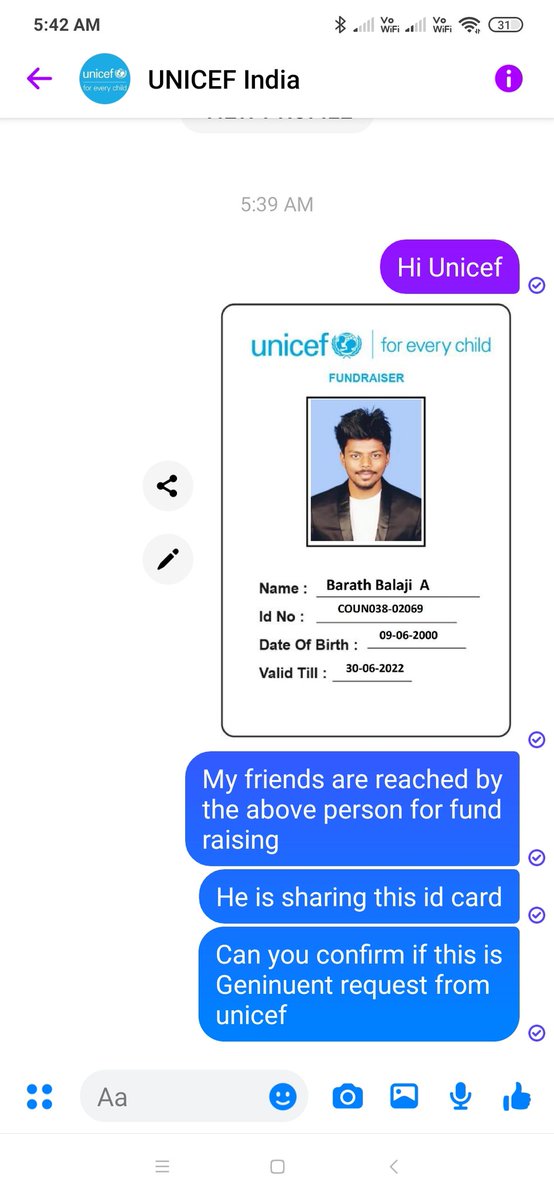 Anand95428804's tweet photo. @UNICEFIndia @UNICEF please validate if the below person is true as what he says and requesting for financial support https://t.co/irw0lf2Q0d