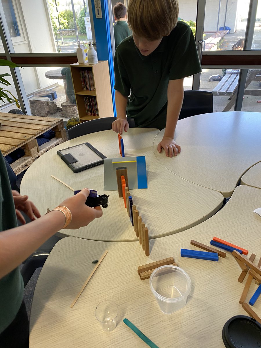 BromleyKoru1's tweet photo. Exploring ‘momentum’ by creating our own Rube Goldberg machines, how much force is required to trigger our chain reactions? https://t.co/QMnL2ZMhCg