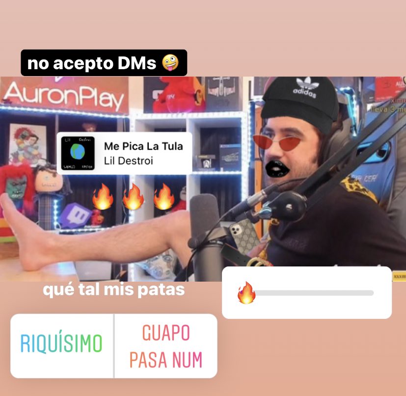 AndrePaMi's tweet photo. mira @auronplay ya te hice el favor de editar tu foto para  Instagram 😍 https://t.co/Je9gap48SC