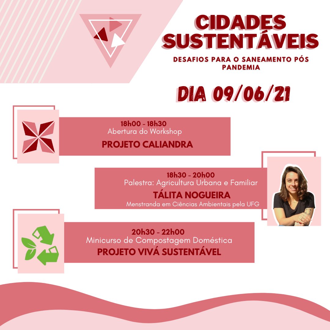 projcaliandra's tweet photo. Agora pra fechar o dia, a tão esperada programação oficial!
Fique atento aos horários e às plataformas.

⚠️ATENÇÃO ⚠️
O encerramento do evento será no Google Meet.
Vamos disponibilizar QR code e o link nas nossas redes! https://t.co/qaawc7JSos