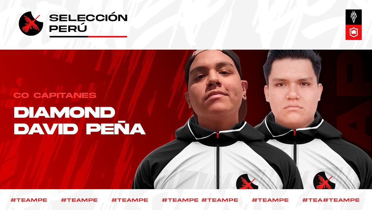 🇵🇪| #PRESENTACIÓN

¡Hoy se suman nuevos elementos a la blanquiroja! 
Dos personas que se incorporan al staff para guiar el camino de la selección en las funciones de Co-Capitán.

Ellos son:
<a href="/iDiamantito/">Diamond</a>
<a href="/David_GPClash/">レガシー</a>

¡Bienvenidos a la selección! 🎊

#SelecciónDeTodos #TeamPE 🇵🇪