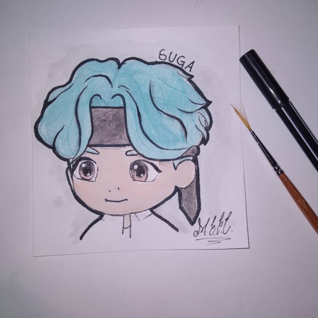 ArtMeec's tweet photo. MIN YOONGI
#btsfesta #btsfesta2021 #kpopfanart  #btsfanart #army #kpop #aguarela #desenhoamão #tinytan #arte #desenhos #suga #armyday #armyday2021 https://t.co/TJub4tkK8i