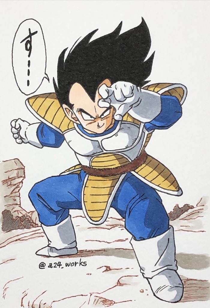 イラスト模写「一騎討ち‼︎」 #ドラゴンボール #孫悟空 #悟空 #孫悟空