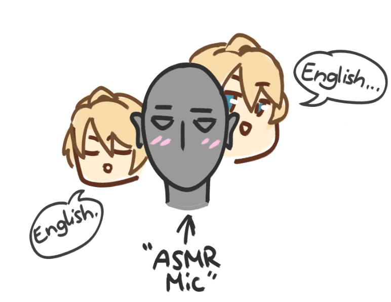 mahoccho's tweet photo. Welcome to English ASMR?? aka me drawing more stream scenes #騎士絵画 #天真の英語勉強 https://t.co/HL1eUhNk7F