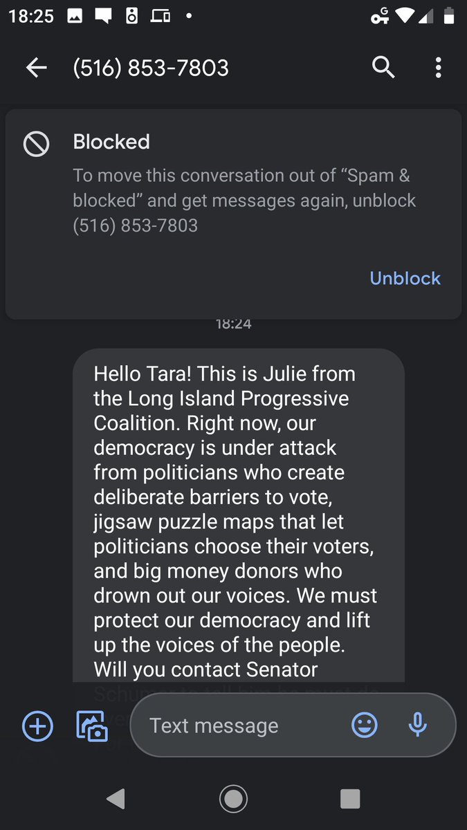 TROndrey's tweet image. When will this type of harassment end @FTC @LIProgress #DoNotCall #DoNotText #Spam