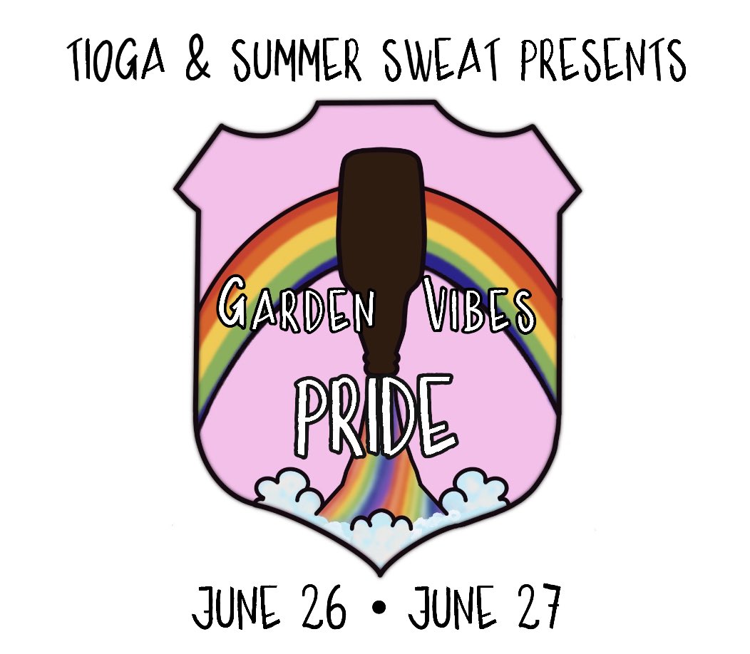 FRESNO, WE’RE BAAAAACK!!! Tioga Sequoia &amp; Summer Sweat presents Garden Vibes Pride Weekend. June 26 | 5-11pm. June 27 | 12-5pm. More details &amp; lineup coming soon!! 😎🌈🔥 #downtownfresno #fresnopride