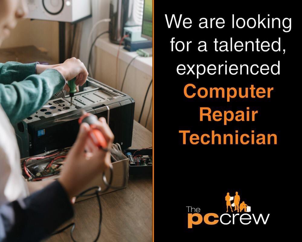 The PC Crew is looking for an experienced and talented Computer Repair Technician with excellent customer support skills to join our busy #Wetherby team on a permanent basis.

Please visit uk.indeed.com/job/it-enginee… for more information or to apply via Indeed