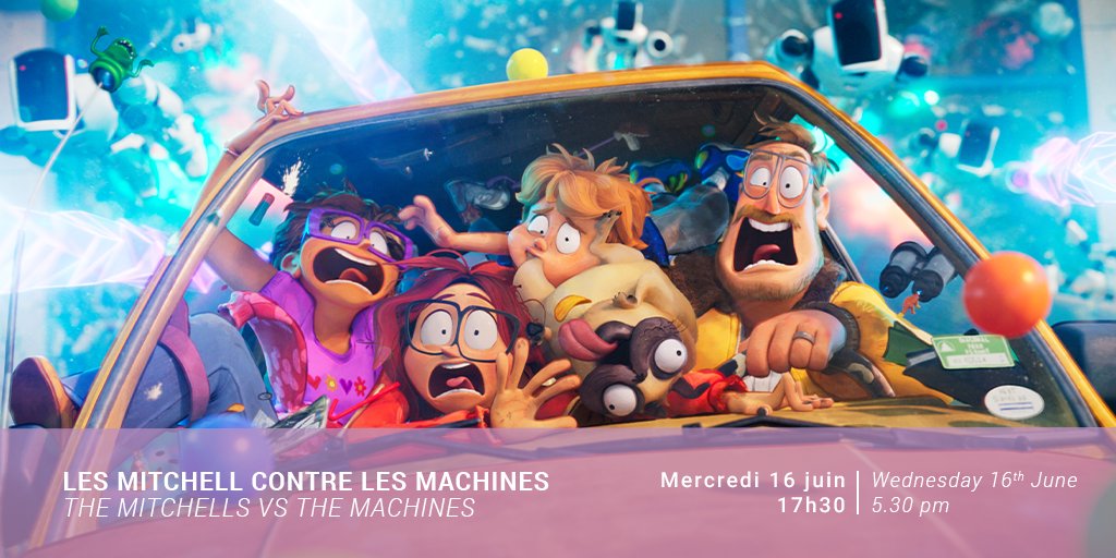 annecyfestival's tweet photo. #ScreeningEvents 🤩
🎬 Come and meet a family like you’ve never met before in @MitchellsMovie by #MikeRianda and @Roweyourboatz, at 5:30 pm in the Bonlieu Grande salle. Screening followed by a Q&A.
👋 @Netflix @SonyAnimation
👉 https://t.co/RsJRY1T6R2 https://t.co/hpMExujW6N