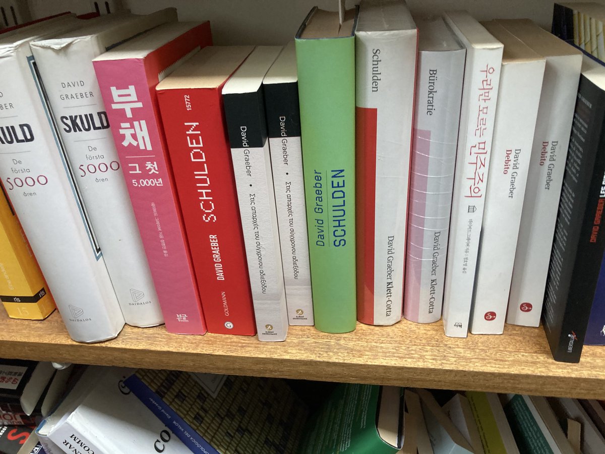 nikadubrovsky's tweet photo. Some of the bookshelves #davidgraeber https://t.co/g0IkDTaYzK