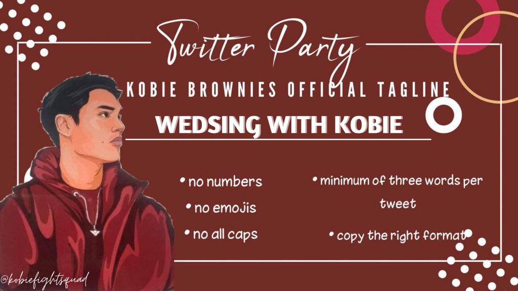 tara na at maki twitter party, para sa ating best boy!

WEDSING WITH KOBIE