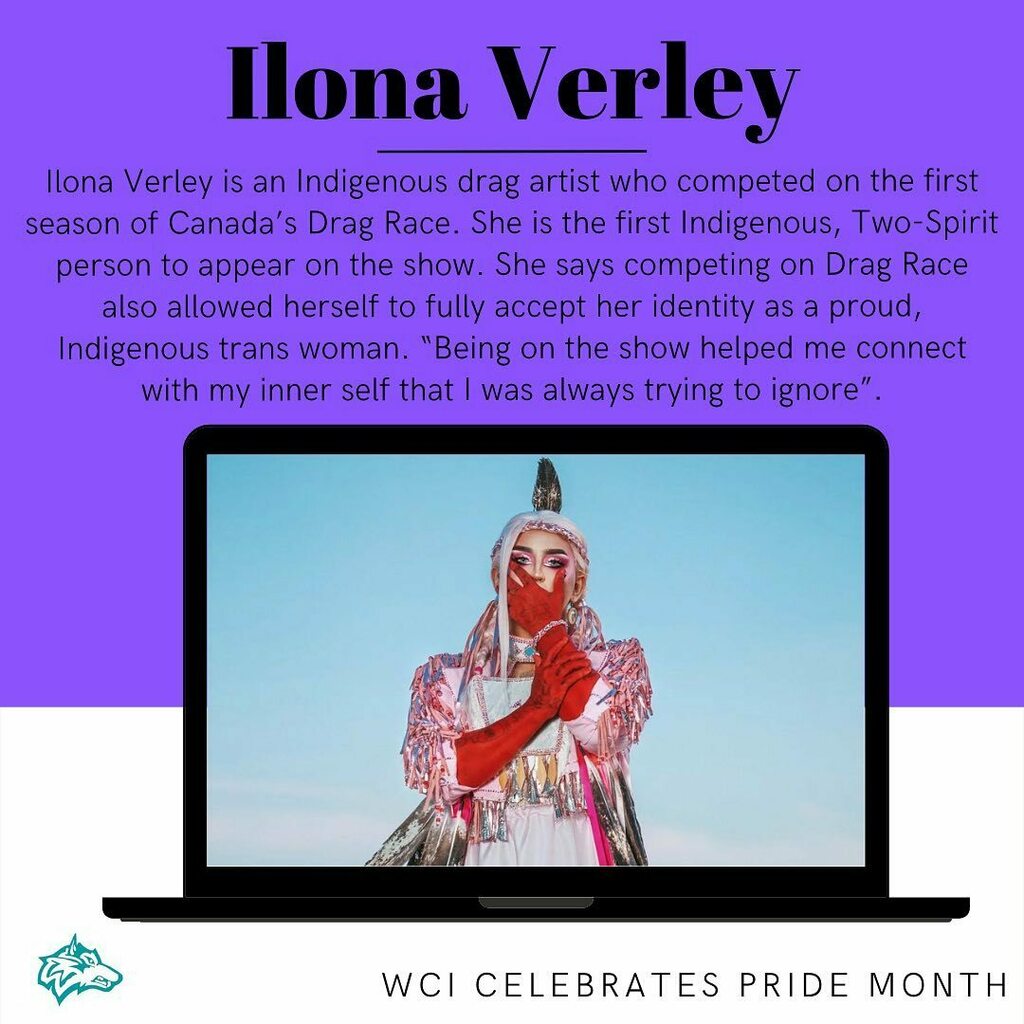 WCI_YRDSB's tweet image. During the month of June, WCI celebrates Pride Month and recognizes Ilona Verley. 

#BeWolves 
#Pride 
#PrideMonthatWCI instagr.am/p/CQLYmRdMPw6/