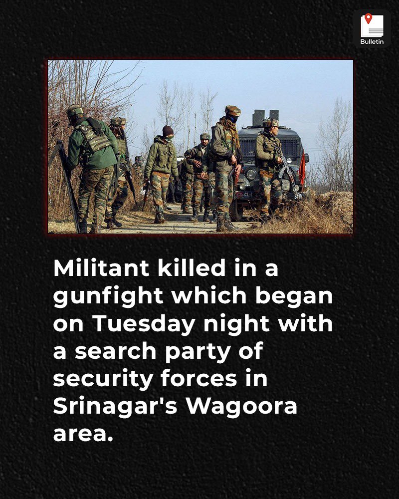 bulletin_eng's tweet photo. Two terrorists are trapped. The security forces are on the job to protect the people around. 
.
.
.
.
.

#FeedBulletin #DailyBullets #DailyDigest #24x7Bulletin #TodayBulletin  #BulletSynopsis #NewsUPDATE #Kashmir #Militants #Srinagar #Terrorist #Attacks #Gunfight #Wagoora #India https://t.co/4jS1g9v8vS