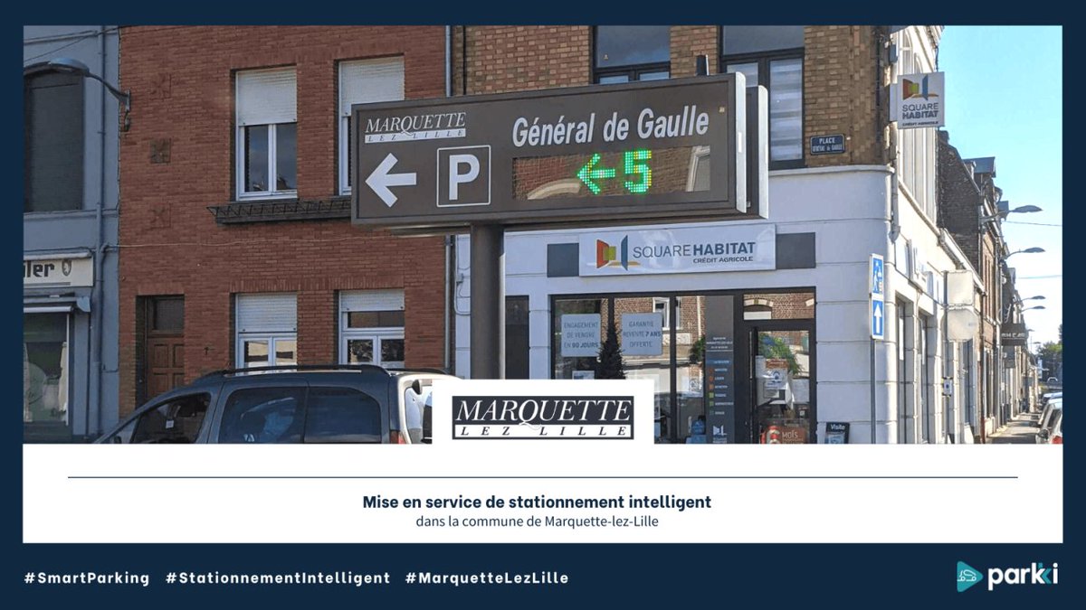🎉Cette semaine, Parkki déploie sa solution de stationnement intelligent à Marquette-lez-Lille !
C'est plus de 100 places installées, qui vont simplifier la recherche de places de stationnement, et fluidifier le trafic !
@boschfrance - MICHAT Electronique - Satelec
#SmartParking