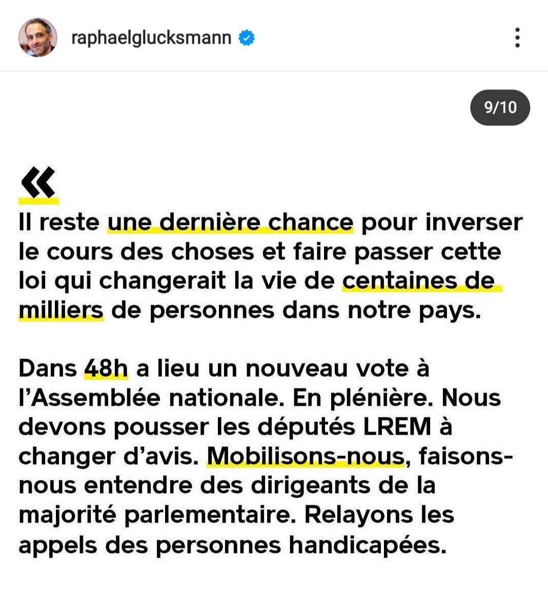 Xanaria's tweet image. Merci @rglucks1 de visibiliser cette injustice 🙏🤍 

Nous devons nous mobiliser une toute dernière fois avant le vote demain matin à l'Assemblée Nationale pour la #deconjugalisationAAH 💪

#AAH17juin #MonHandicapMonAAH #CluzelPoubelle