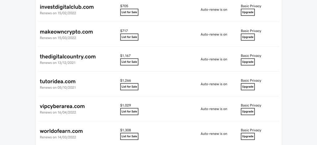 DigitalInvestC1's tweet photo. @Mikey_Robbo @DInvesting Greetings, we are the digital asset trading platform and we would like to offer you these domains for sale:  
(We sell these domains significantly below the estimated cost. If you are interested in a domain, we are ready to discuss all the details.) https://t.co/CgAlEgGrac