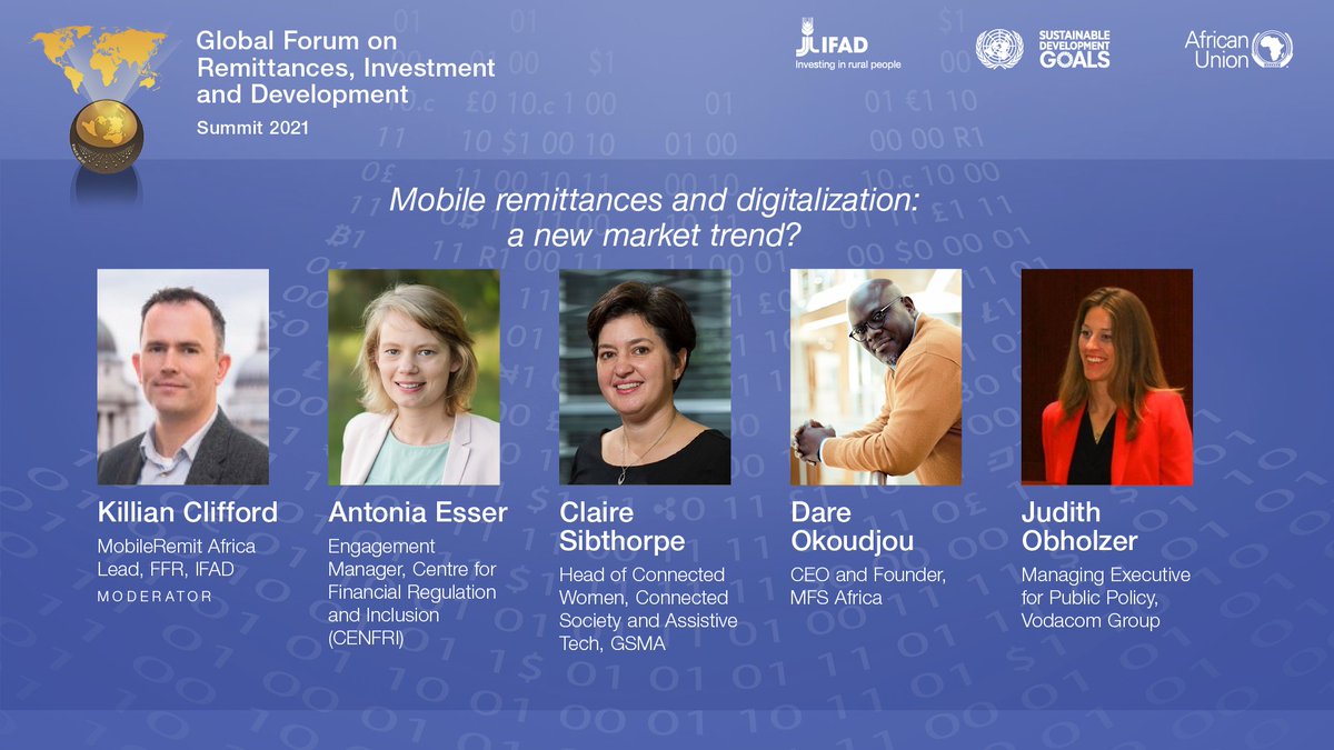 #Remittances help create human connections and #networks and expand #economic opportunities for recipients as well as senders.<a href="/anteater_yis/">Antonia Esser</a> at the #GFRID session on Mobile remittances and digitalization