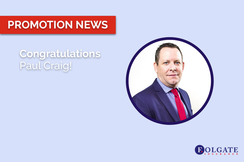 We are thrilled to announce that Paul Craig has been promoted to Head of Business Development at Folgate Insurance. Head to our website to read more about his new position:  lnkd.in/g7YP2pb
#businessdevelopment #commercialinsurance #promotion