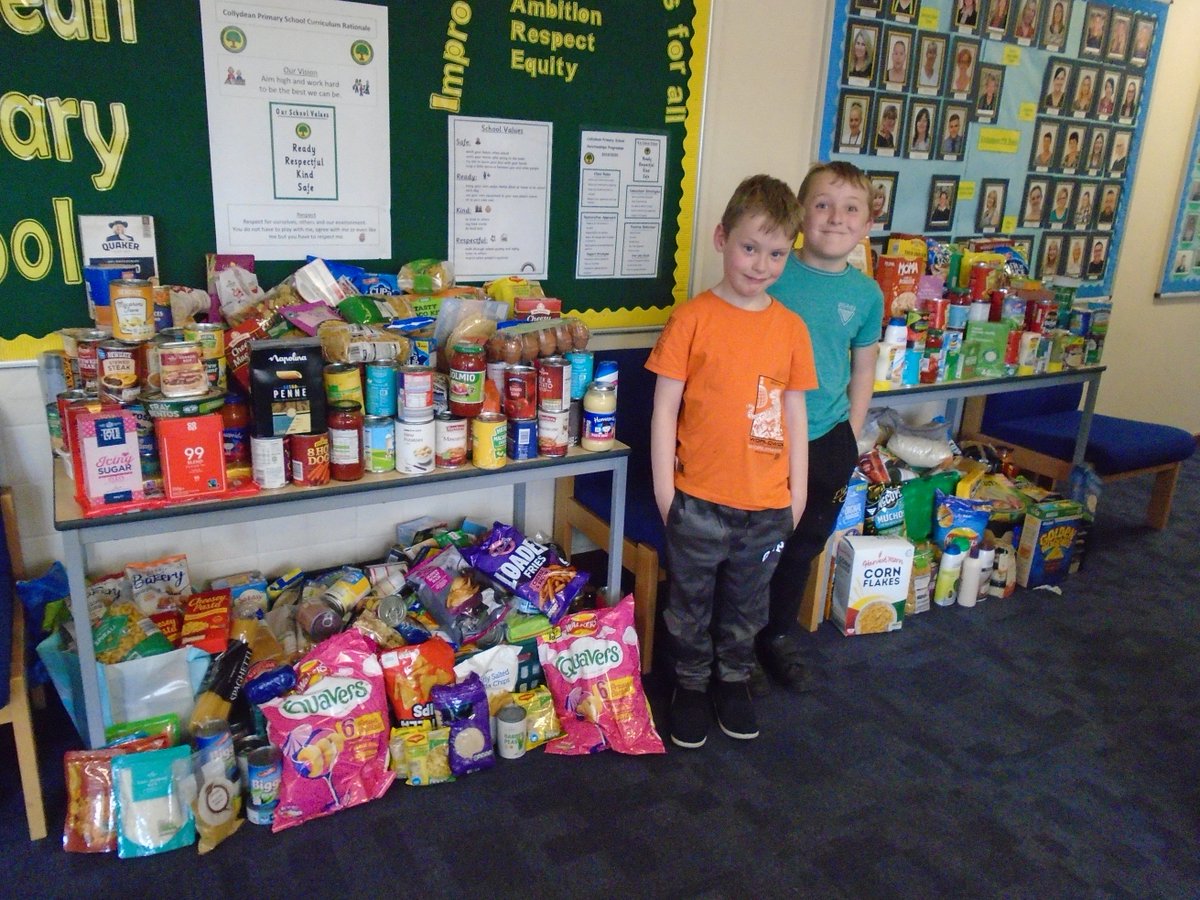 Collydean_PS's tweet photo. Huge THANK YOU again to all who helped us support the Glenrothes Foodbank. We were overwhelmed with the response #local #support #collydeanps https://t.co/FntoPB1Hag