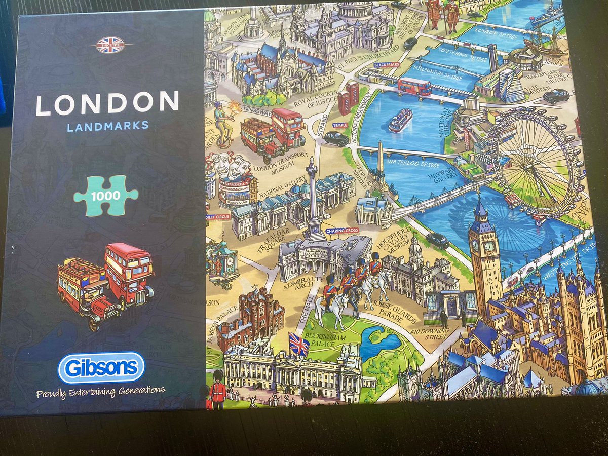 Gibsons London Landmarks 1000 Piece Jigsaw Puzzle G7066 