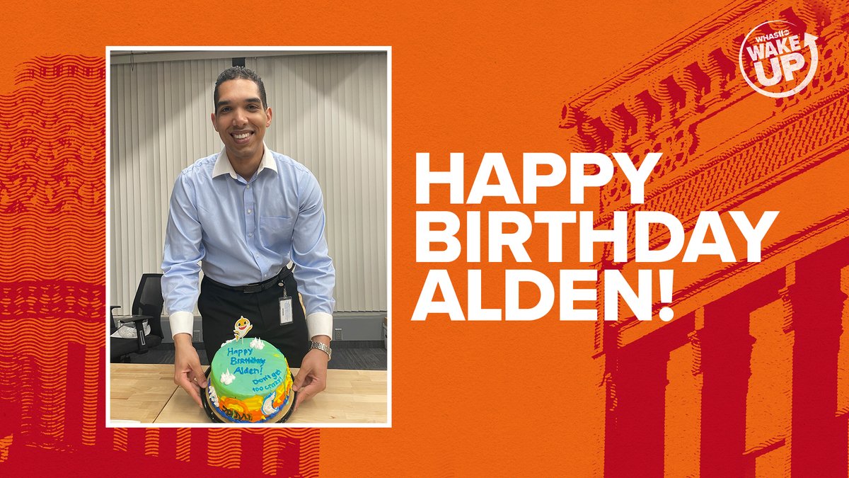 WHAS11's tweet image. It's an EXTRA wonderful Wednesday because it's @WXAlden's birthday! 🥳 The whole #WakeUp11 crew hopes you have the best day!