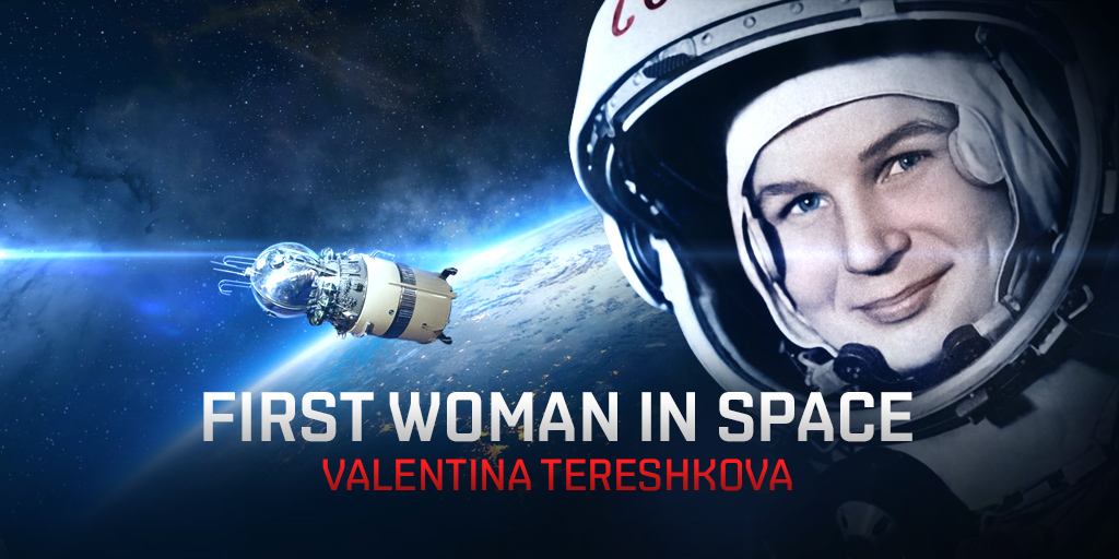 On this day in 1963, Valentina Tereshkova became the first woman in space - orbiting earth 48 times in the Soviet Vostok 6 capsule. She remains the only woman to have performed a solo space flight. #EVEOnline #FemalePioneers
