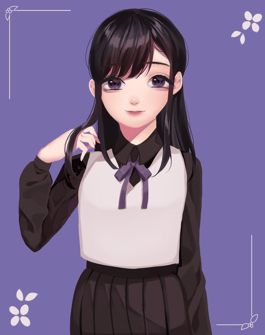 黒髪ロングのtwitterイラスト検索結果