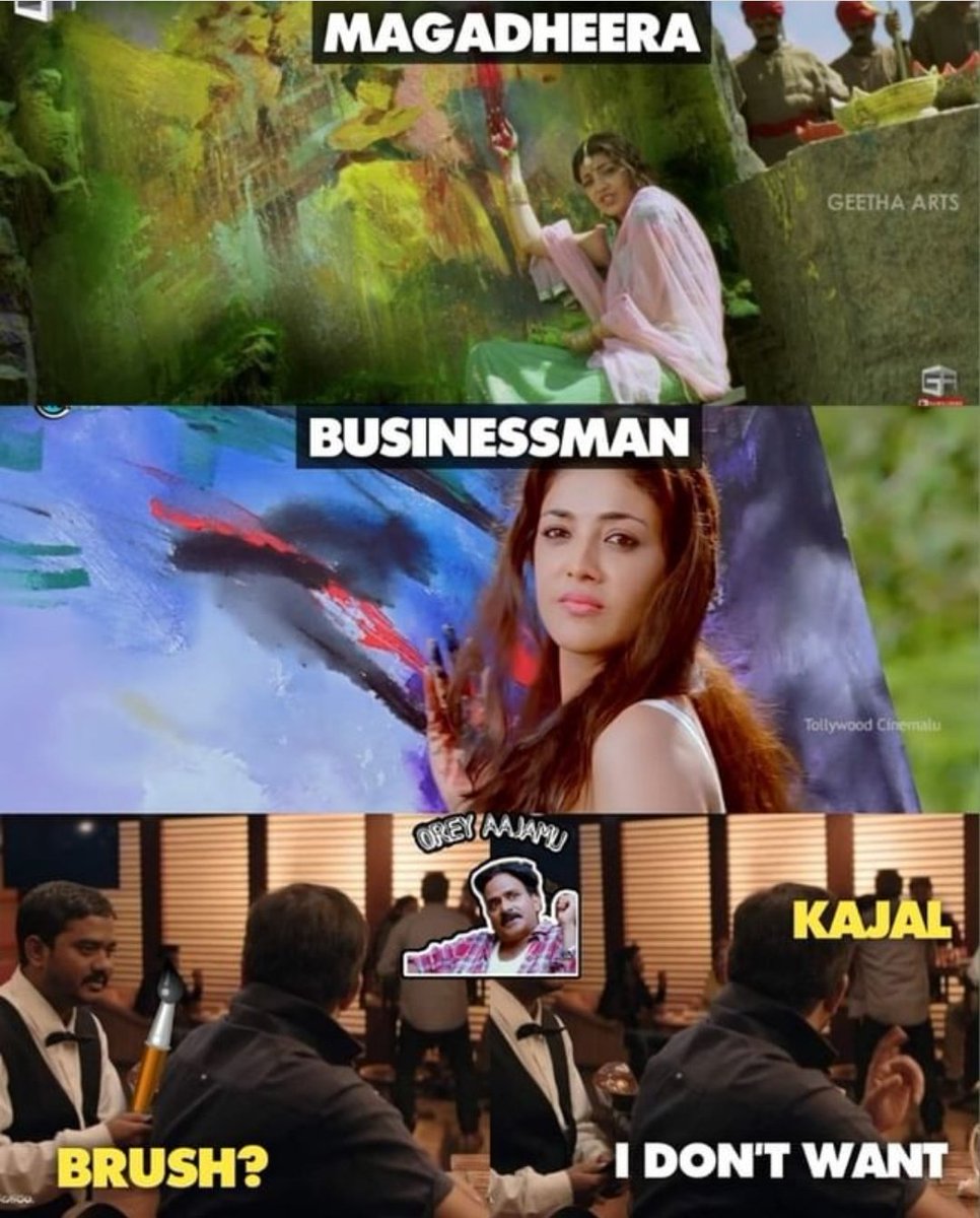 AndhraKajalFC's tweet photo. Hilarious😂😂😂
#KajalBirthdayTrendOnJune18th 
@MsKajalAggarwal || #KajalAggarwal https://t.co/fKXCqyuWUd