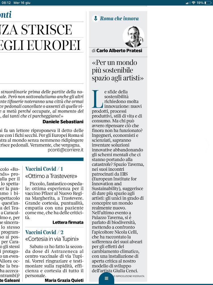 Arte + innovazione = sostenibilità <a href="/GPManzella/">Gian Paolo Manzella</a>
