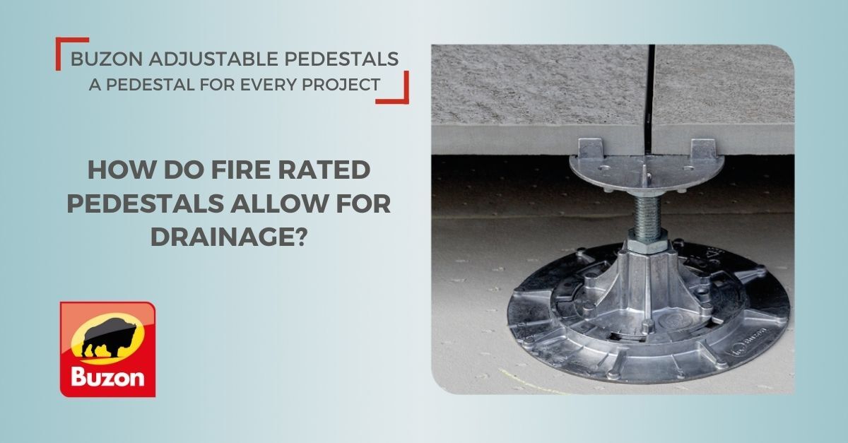BuzonUK's tweet photo. Whether you are working on a commercial or residential project, our latest article will explore how fire-rated pedestals allow for drainage. 

https://t.co/wMOCxGH71B 

#firerated #pedestals #adjustablepedestal #buzonuk https://t.co/g1sws9kMxt
