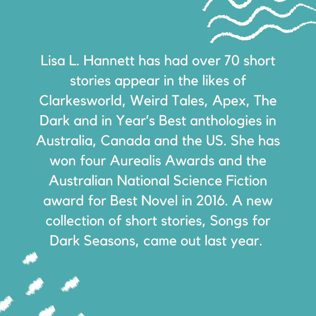 writerssainc's tweet photo. Fantasy fan? Don’t miss our all-day course with @LisaLHannett for a dose of strange creatures and otherworldly locales. 

Writing dark fantasy | In person | June 27

https://t.co/tzywQ6KoqT https://t.co/J71i9u0u4s