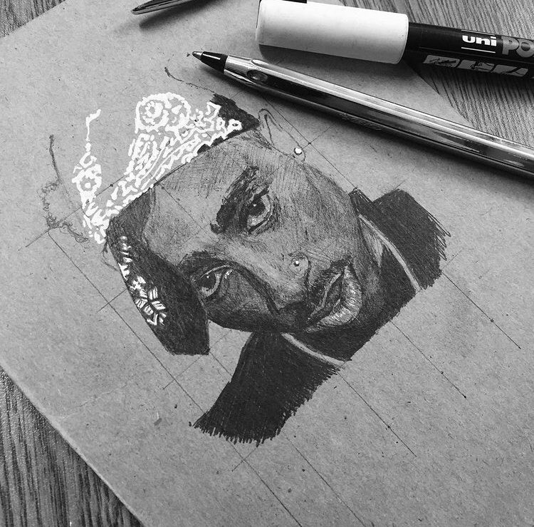 O rapper Tupac Amaru Shakur, mais conhecido por 2Pac, faria hoje 50 anos

• Ilustração de Diogo Rodrigues (insta o_diogo__)