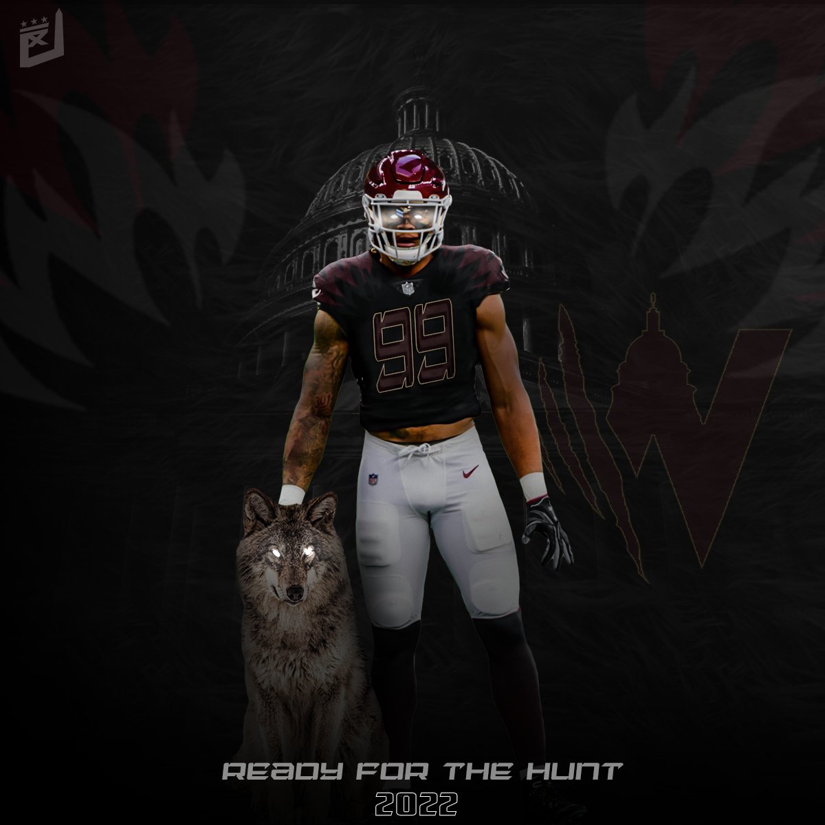 DCsportsXP's tweet photo. Hey @youngchase907,
By any chance do you want to be a Wolf? πΊ
2022 Chase Young poster concept... https://t.co/NlnYgimOGO