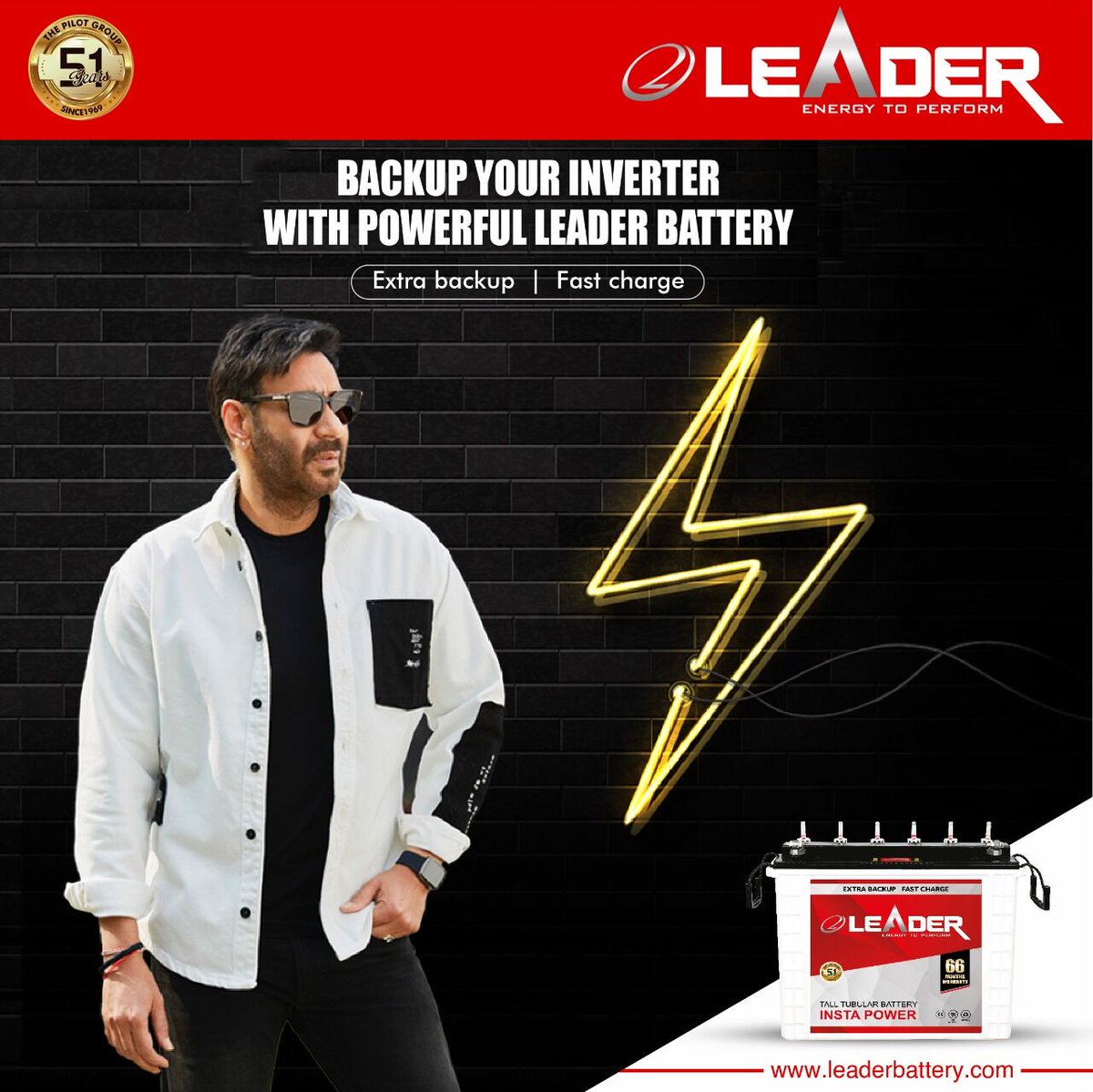 LeaderBatteries's tweet photo. Back up your inverter with a powerful Leader battery.
𝗘𝘅𝘁𝗿𝗮 𝗕𝗮𝗰𝗸𝘂𝗽 | 𝗙𝗮𝘀𝘁 𝗖𝗵𝗮𝗿𝗴𝗲
To know more details visit: https://t.co/WHV4qZeECC
#ajaydevgn #InverterBattery #tubularbatteries #batterystorage #inverterbatteries #leadwithleader #leaderbatteries https://t.co/FzerJam5cO