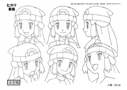 Daily Dawn DP on X: Some concept arts of Dawn from the Pokemon