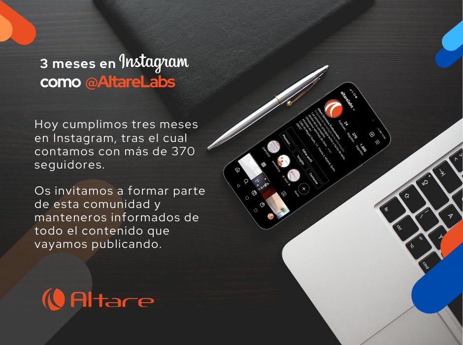 ¡Hoy celebramos que hace 3 meses comenzamos esta aventura en Instagram!

Estamos muy contentos de estar en esta RRSS y aprender cada día del resto de participantes, compartiendo experiencias y conocimientos que nos hacen crecer a todos. 🥳