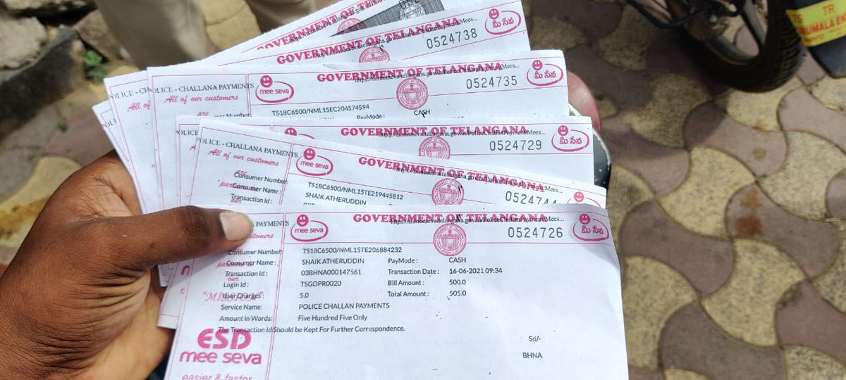 AspBhainsa's tweet photo. #Bhainsa Police has started a special drive to clear #PendingChallans. Let's create a Law-abiding society.
#VehicleEnforcement
@sp_nirmal https://t.co/gNP3L8OPyX
