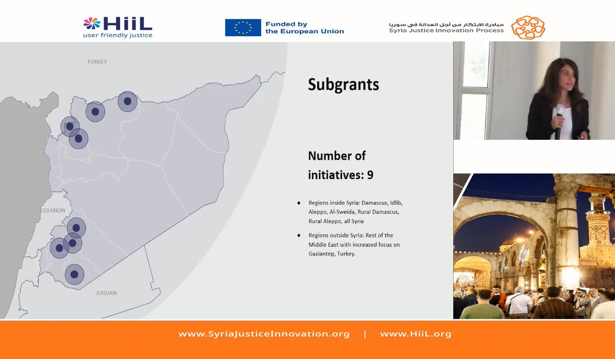 InnoJustice's tweet photo. "What is innovative in one context, might not be in another. We're committed to finding the right ideas for the right contexts and seeking support for the remaining four goals to broadly cover legal priorities as identified." Rana Milhem, Justice Transformation Lead at HiiL #SJIP https://t.co/vi1tGnJE2a